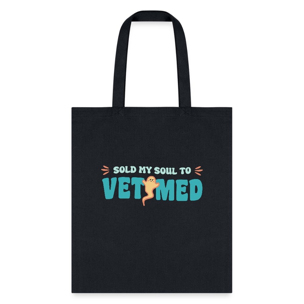 Sold My Soul to VET MED Cotton Tote Bag - Veterinary Medicine Design