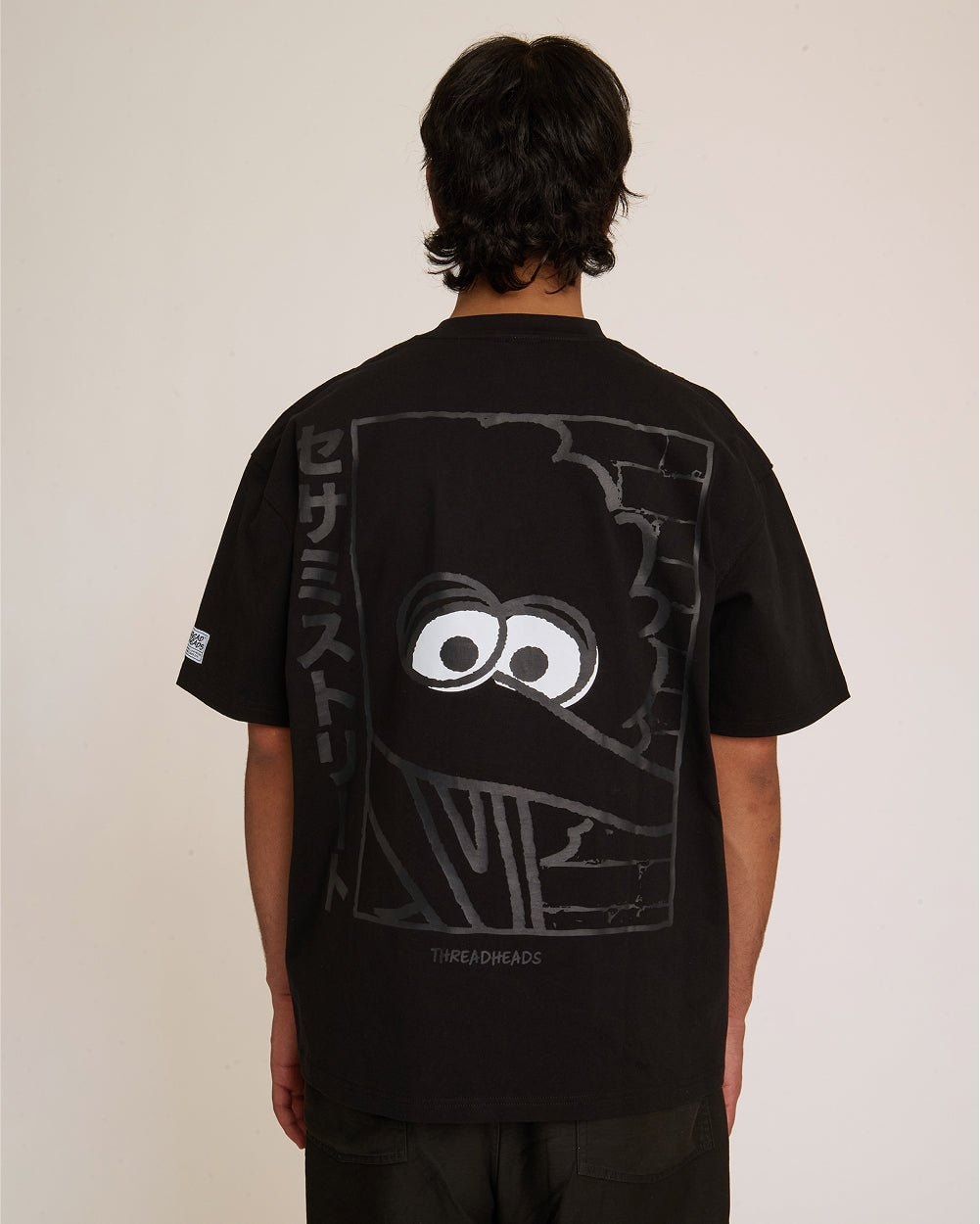 Big Bird Japanese Oversized Graphic T-Shirt - Unisex 90s Boxy Fit 100% Combed Cotton