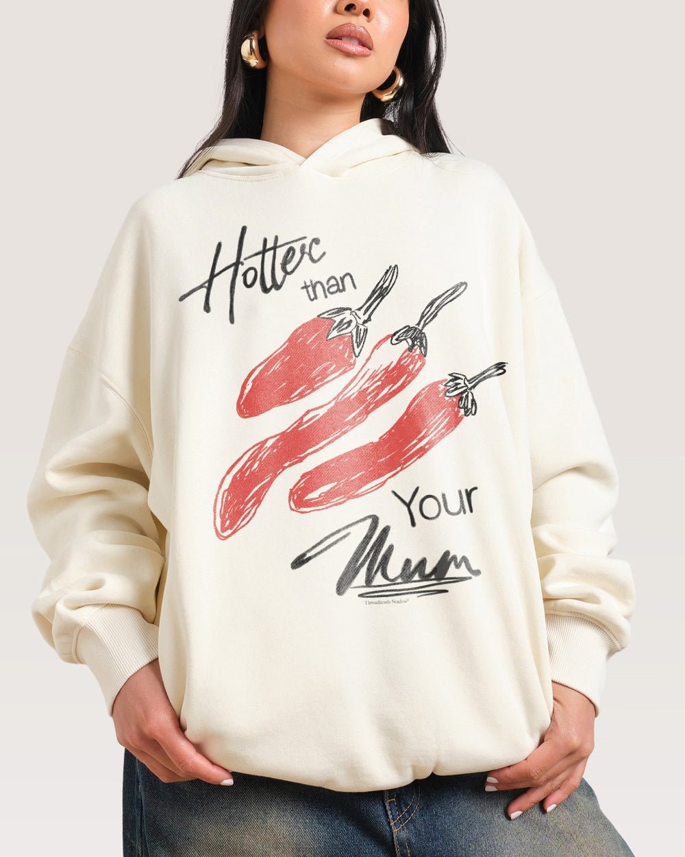 Hotter Than Your Mum Hoodie - Threadheads Premium Unisex Graphic Hoodie