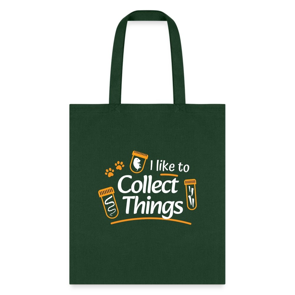 I Like to Collect Things Cotton Tote Bag - Veterinary Medicine Design