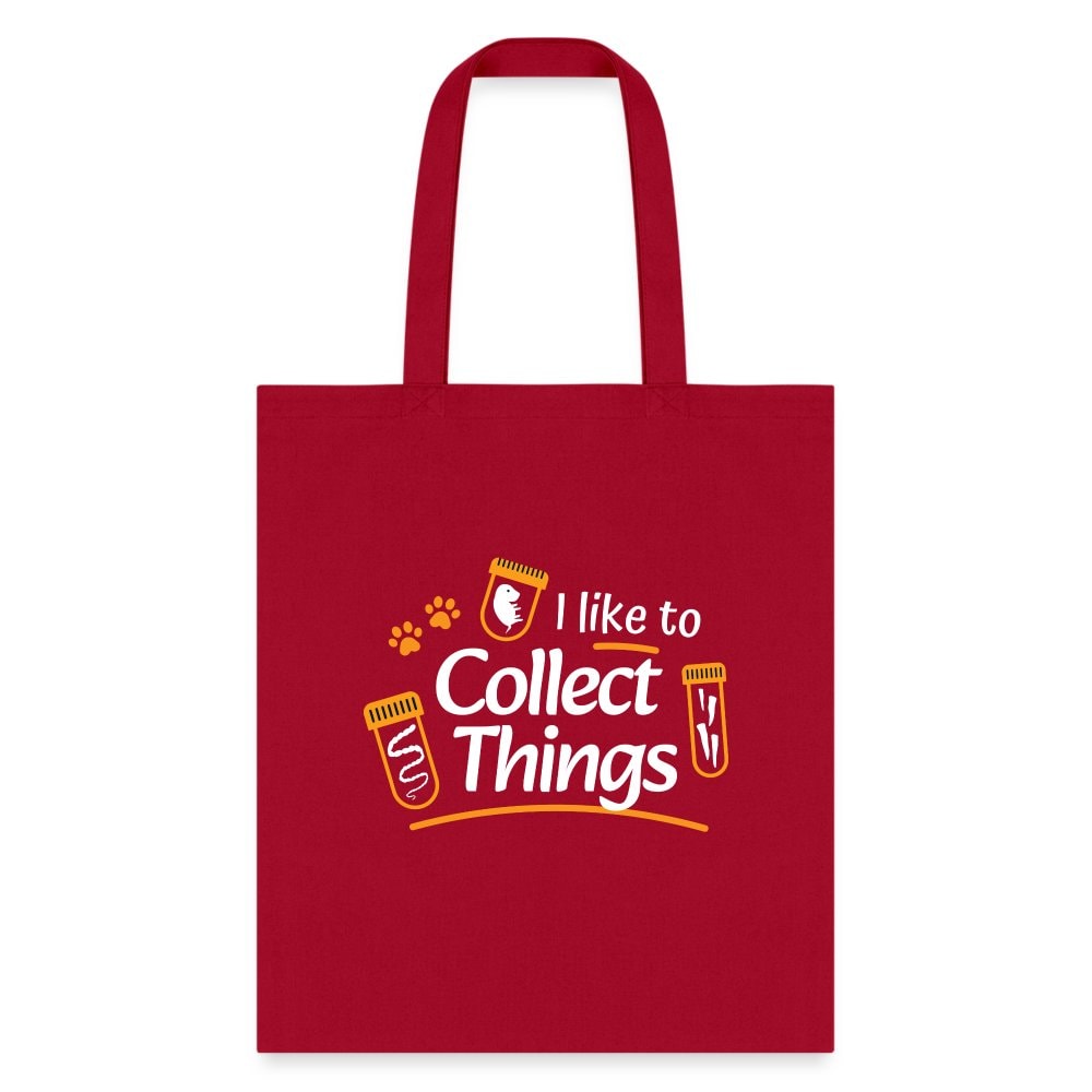 I Like to Collect Things Cotton Tote Bag - Veterinary Medicine Design